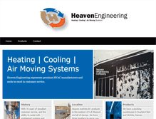 Tablet Screenshot of heavenengineering.com